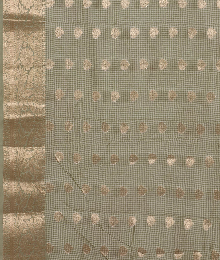 Green Chaniya Silk Saree T3476633