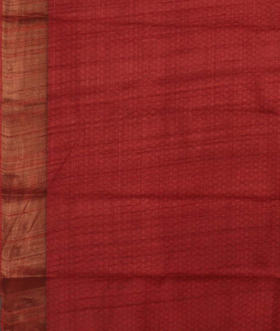 Beige Tussar Printed Saree T3654503