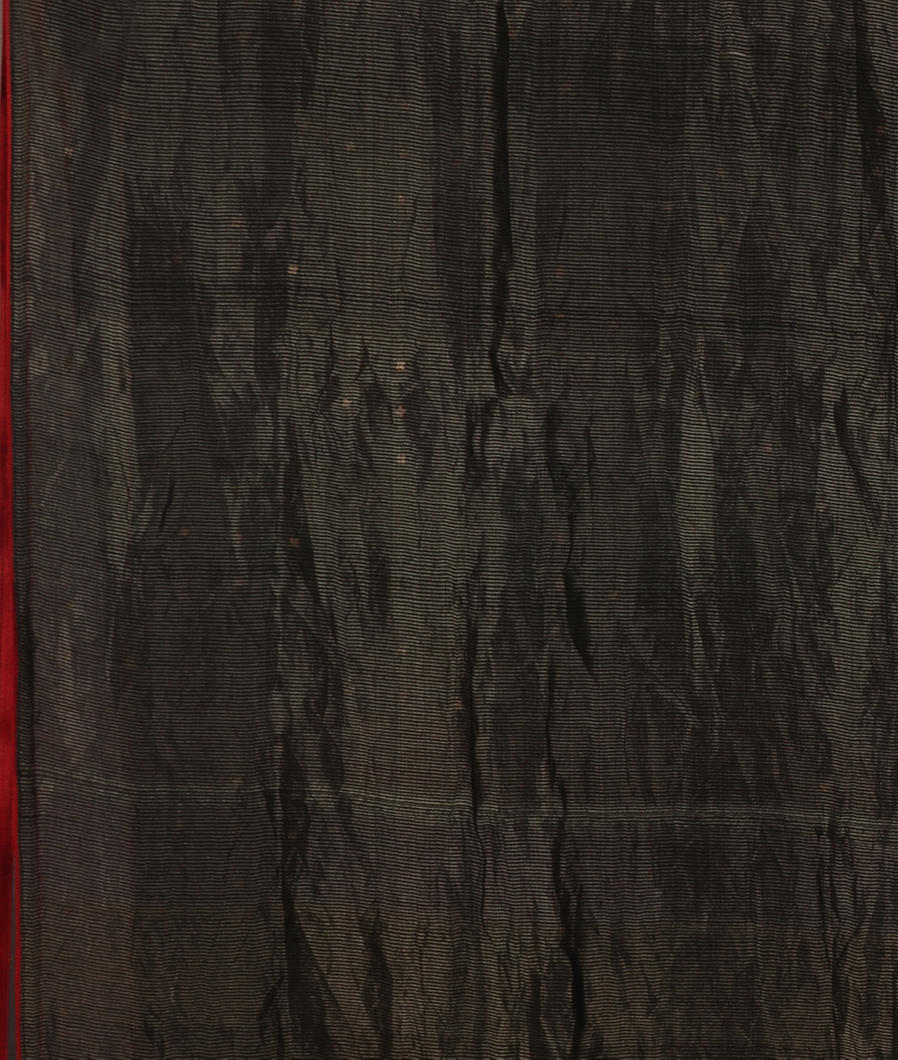 Black Woven Organza Saree T3681843