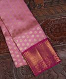 Pink Handwoven Kanjivaram Silk Kids Pavadai T3701411