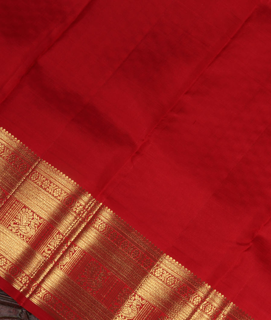 Pink Handwoven Kanjivaram Silk Kids Pavadai T3701362