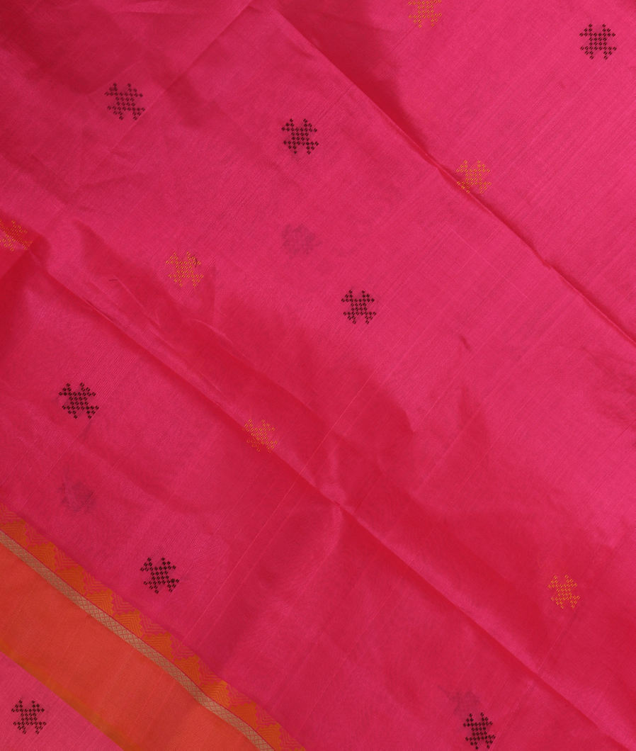 Pink Silk Cotton Saree T368350-image