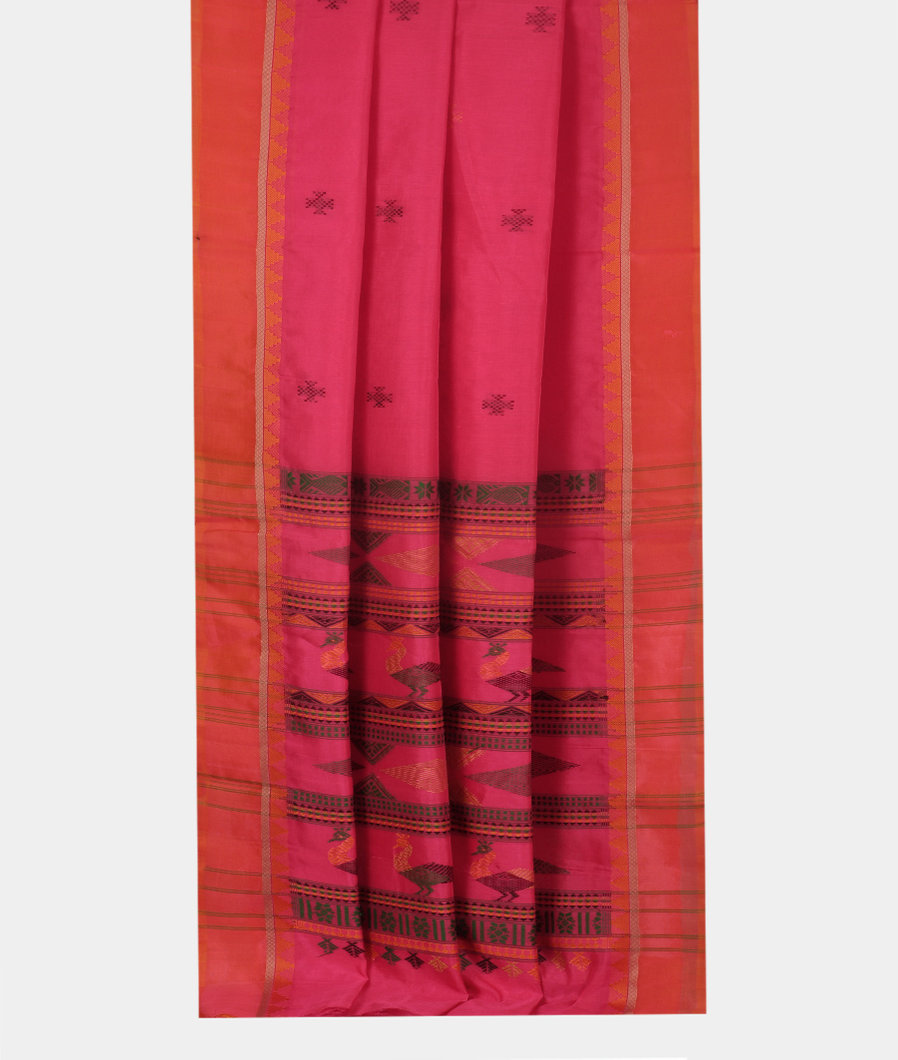 Pink Silk Cotton Saree T3683502