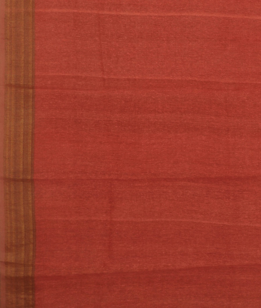 Beige Tussar Printed Saree T3549963