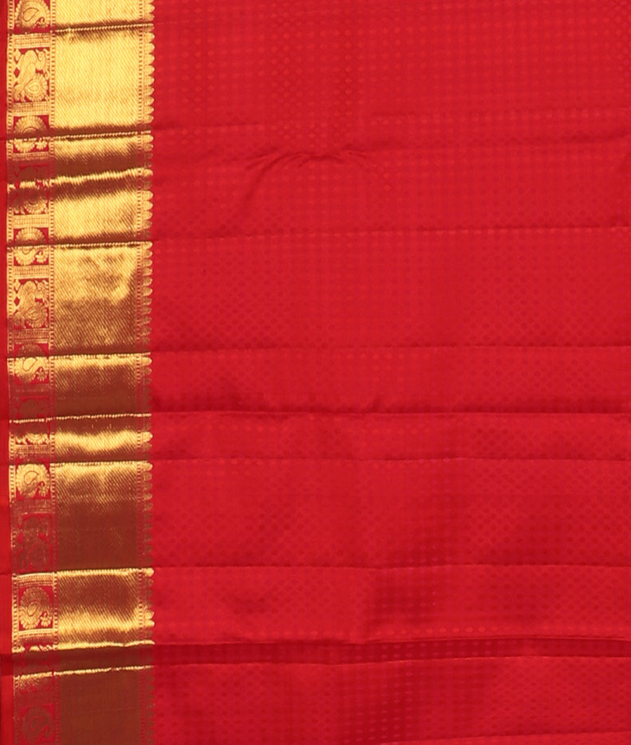 Red Handwoven Kanjivaram Silk Saree T3182903