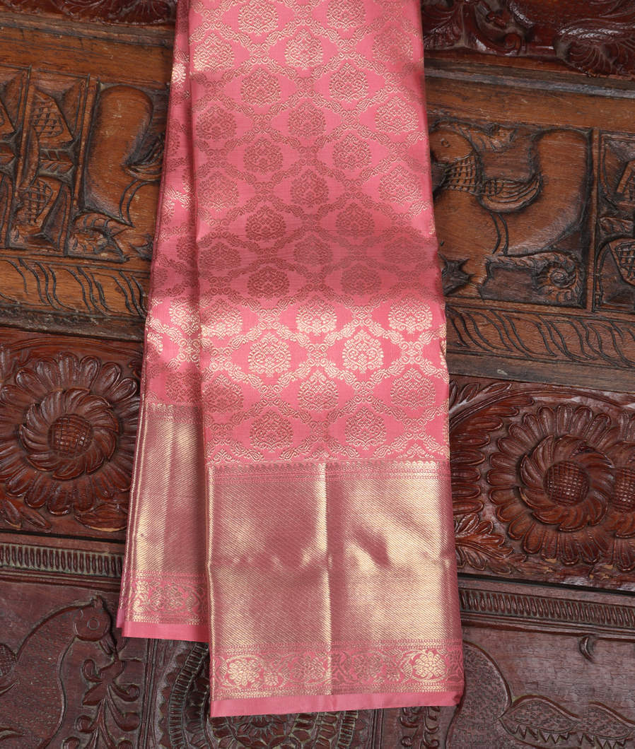 Pink Handwoven Kanjivaram Silk Saree T359476-image