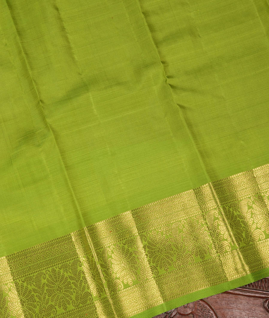 Red Handwoven Kanjivaram Silk Pavadai T3701802