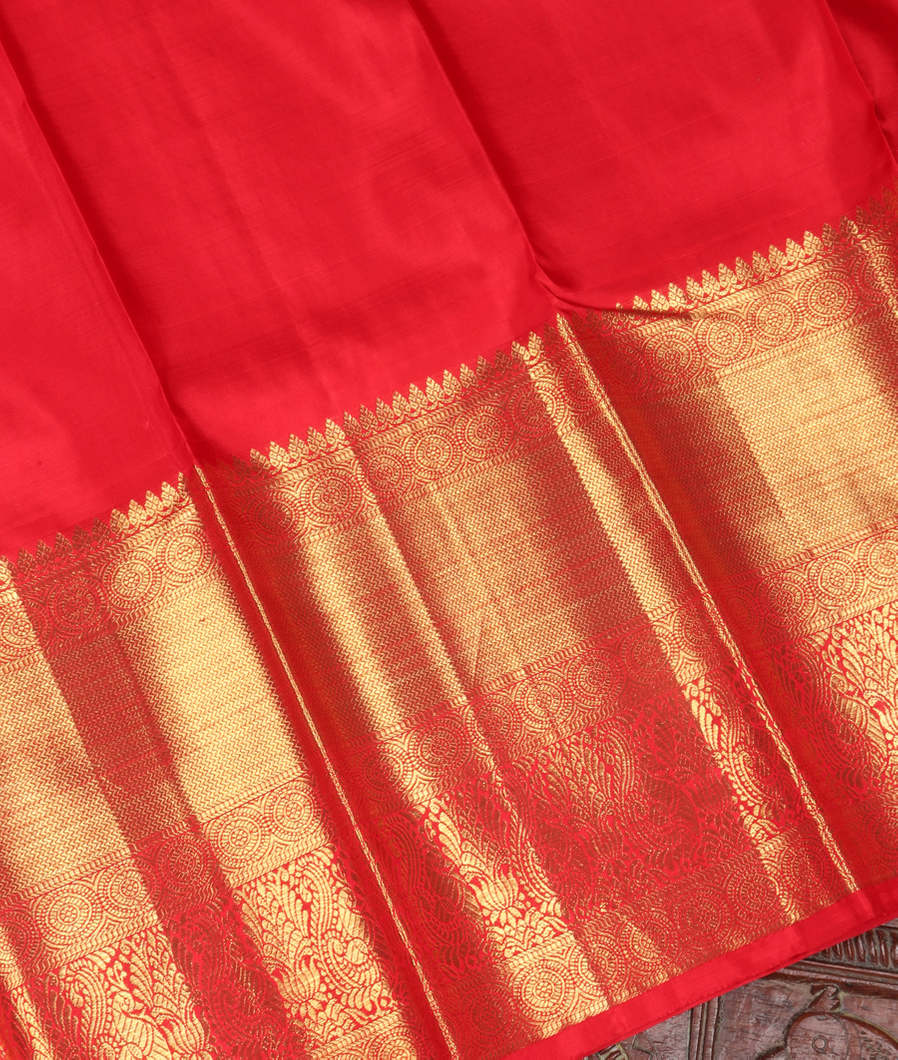 Lavender Handwoven Kanjivaram Silk Pavadai T2939232