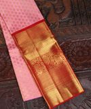 Pink Handwoven Kanjivaram Silk Pavadai T3402271