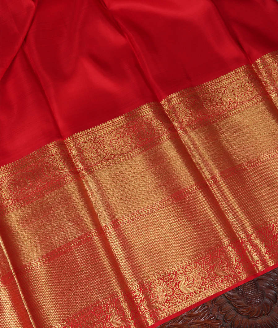 Light Green Printed Kanjivaram Silk Pavadai T311213 2