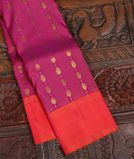 Purple Handwoven Kanjivaram Silk Saree T3670581