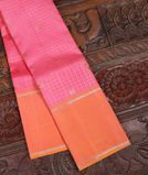 Pink Handwoven Kanjivaram Silk Saree T3603271