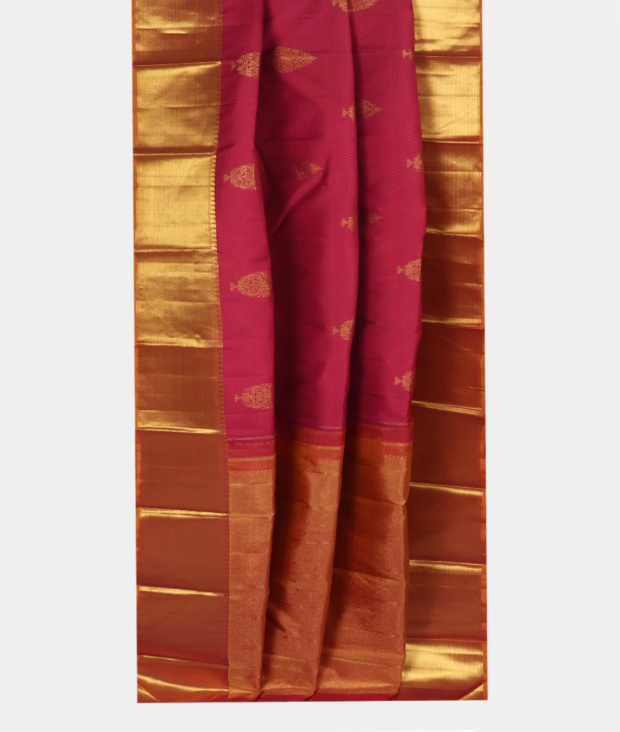 Purple Handwoven Kanjivaram Silk Saree T3610212