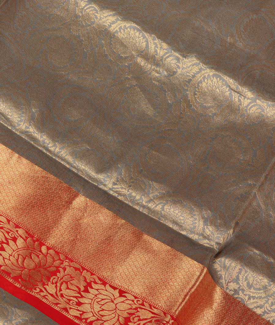 Grey Soft Silk Saree T316999-image
