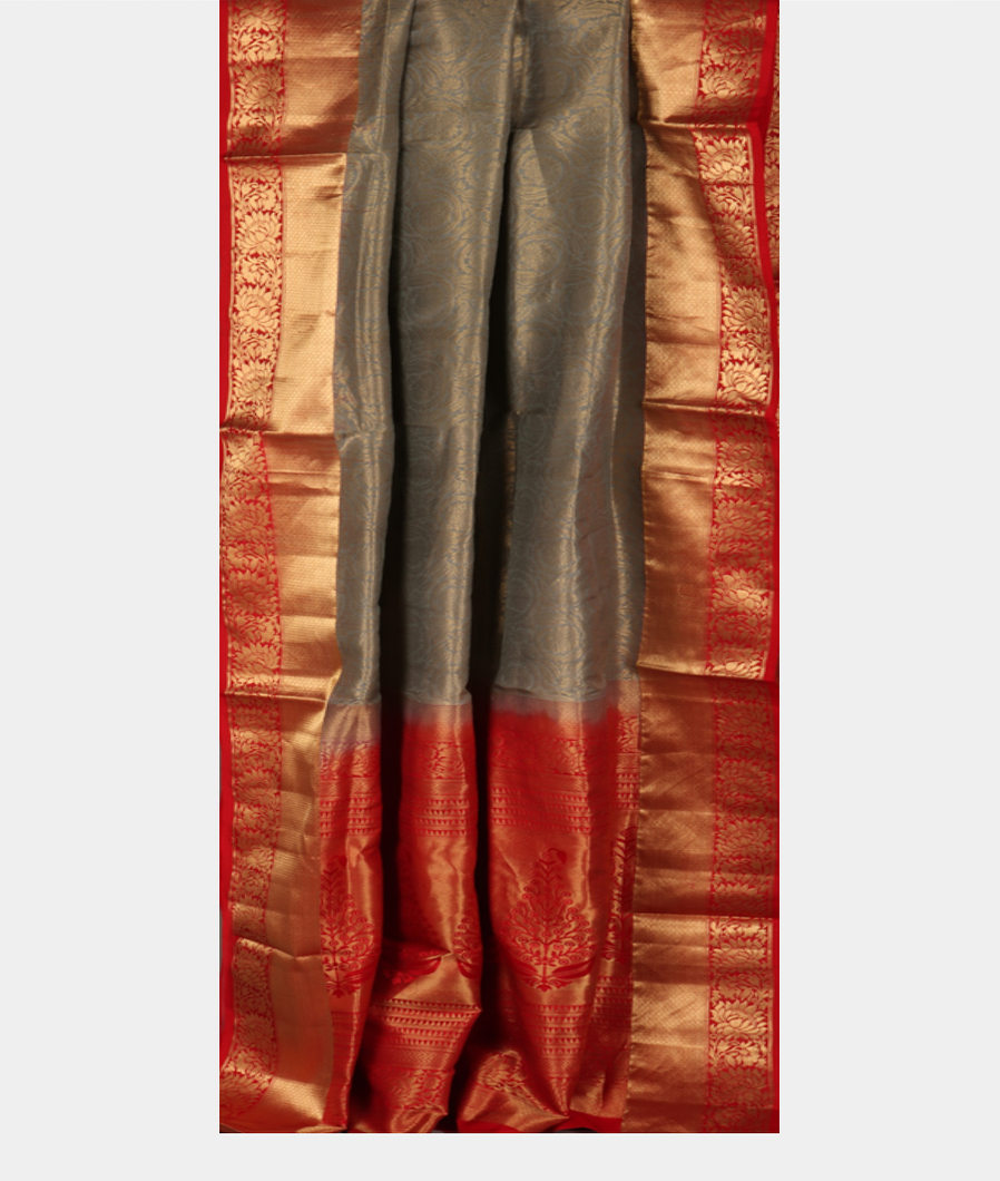 Grey Soft Silk Saree T3169992