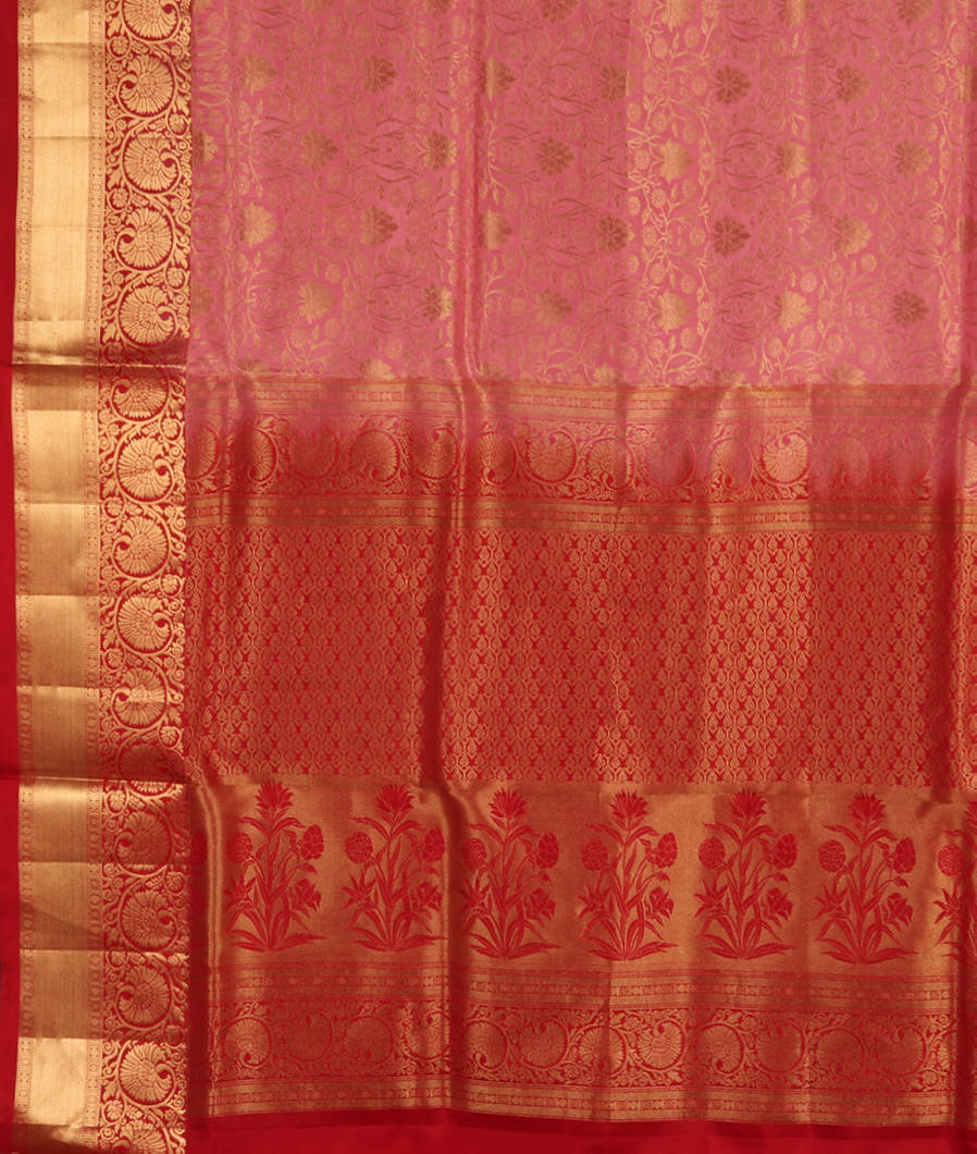 Pink Soft Silk Saree T3389704