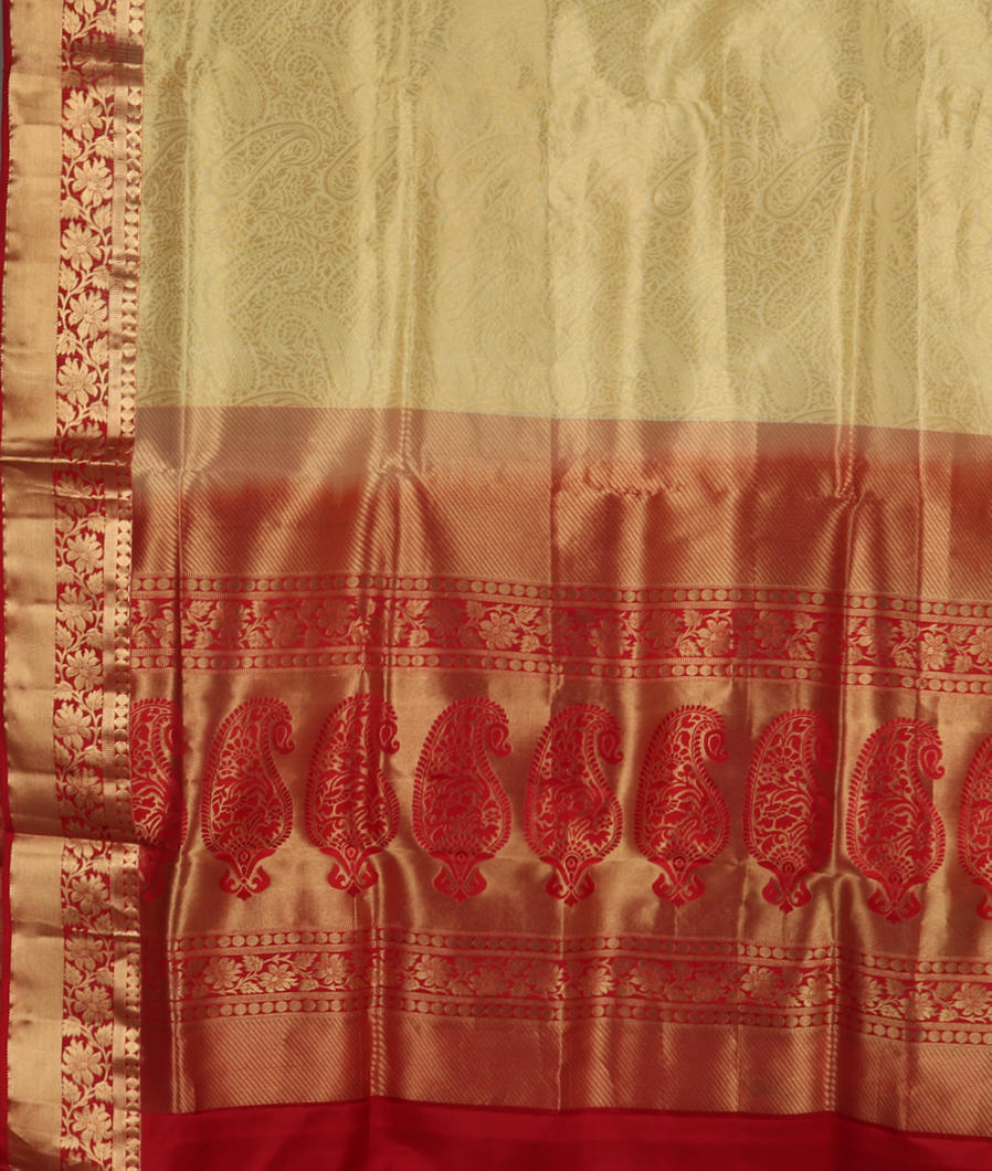 Beige Soft Silk Saree T3517724