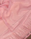Pink Georgette Silk Saree T3675204