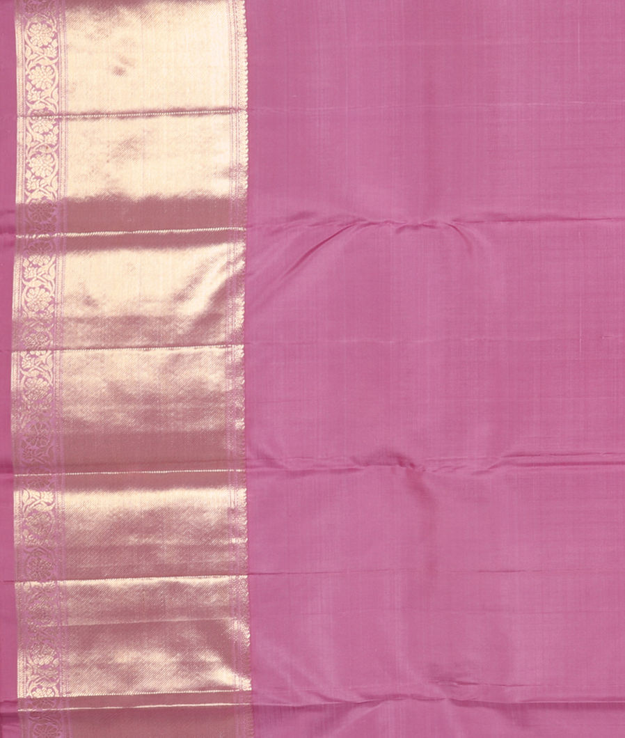 Pinkish Lavender Handwoven Kanjivaram Silk Saree T2904753