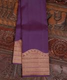 Purple Handwoven Kanjivaram Silk Saree T3702461