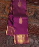 Purple Handwoven Kanjivaram Silk Saree T3609921