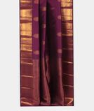 Purple Handwoven Kanjivaram Silk Saree T3609922