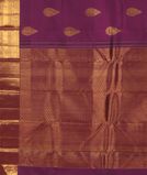 Purple Handwoven Kanjivaram Silk Saree T3609924