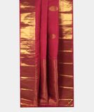 Reddish Pink Handwoven Kanjivaram Silk Saree T3603962