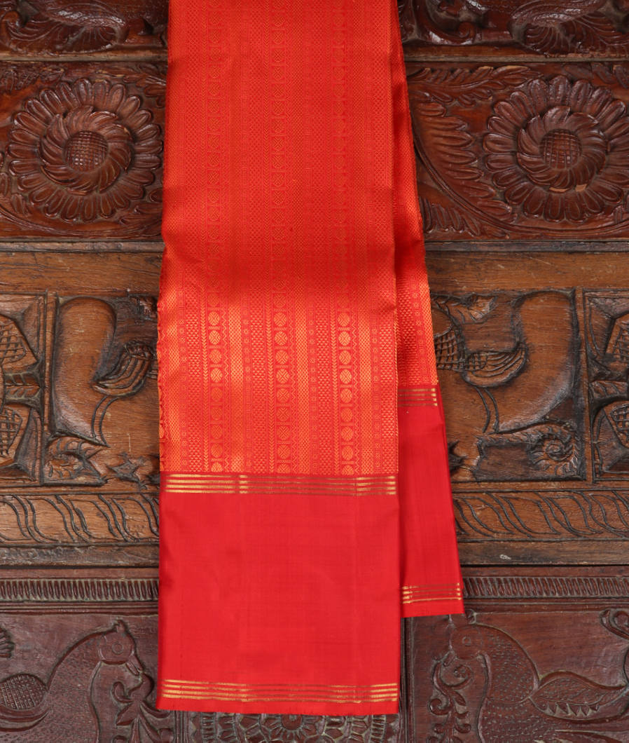 Red Handwoven Kanjivaram Silk Saree T350508-image