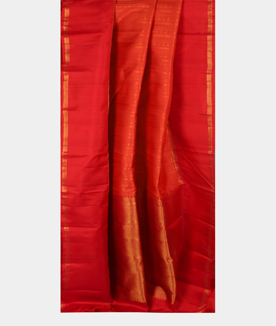 Red Handwoven Kanjivaram Silk Saree T3505082