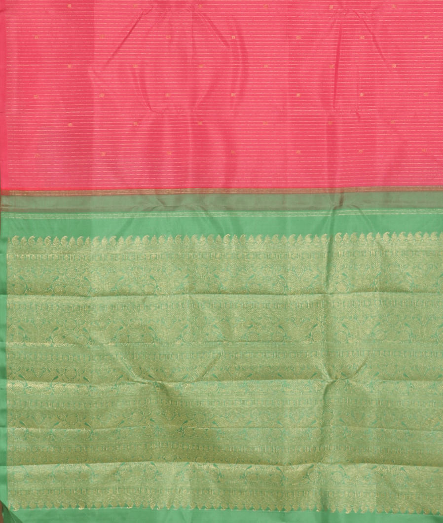 Pink Handwoven Kanjivaram Silk Saree T3686804
