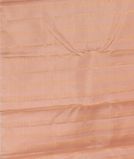 Orangish Pink Handwoven Kanjivaram Silk Saree T3671423