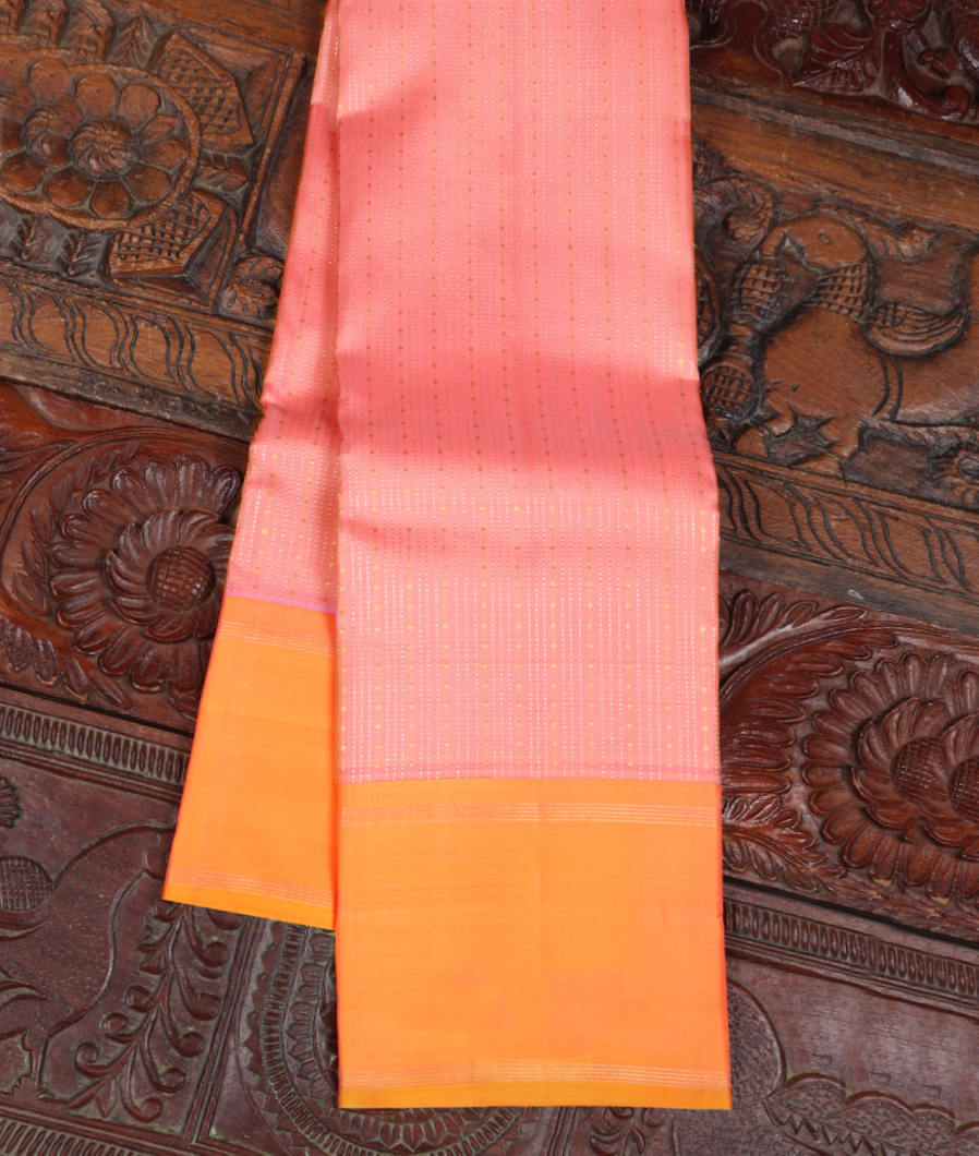 Pink Handwoven Kanjivaram Silk Saree T368735-image
