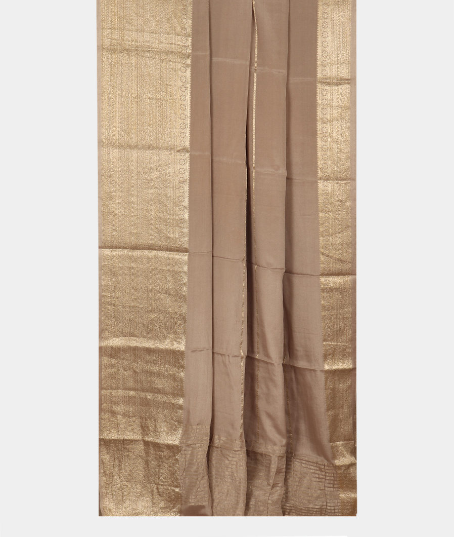 Beige Mysore Silk Saree T3693612