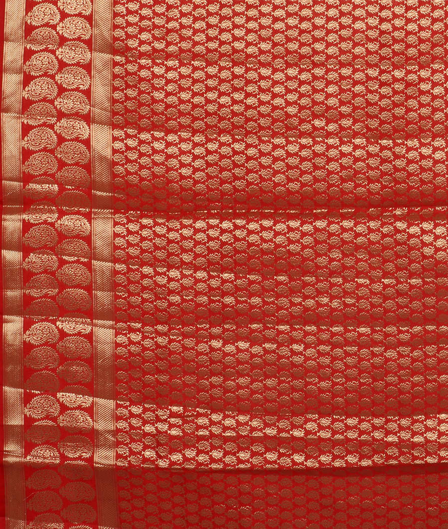 Beige Chaniya Silk Embroidery Saree T3539373