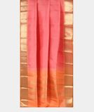 Pink and Peach Handwoven Kanjivaram Silk Saree T3617312