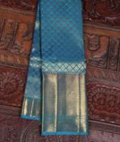 Blue Handwoven Kanjivaram Silk Saree T3124341