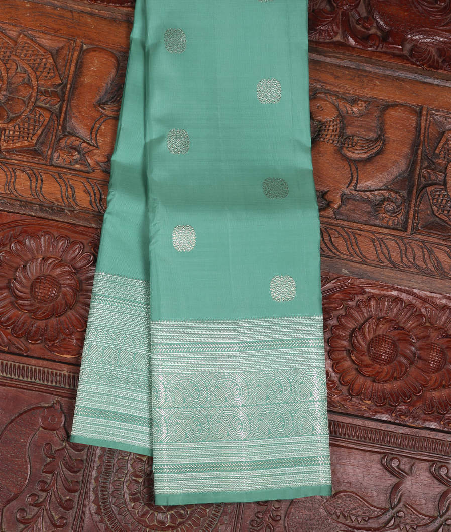 Green Handwoven Kanjivaram Silk Saree T361452-image