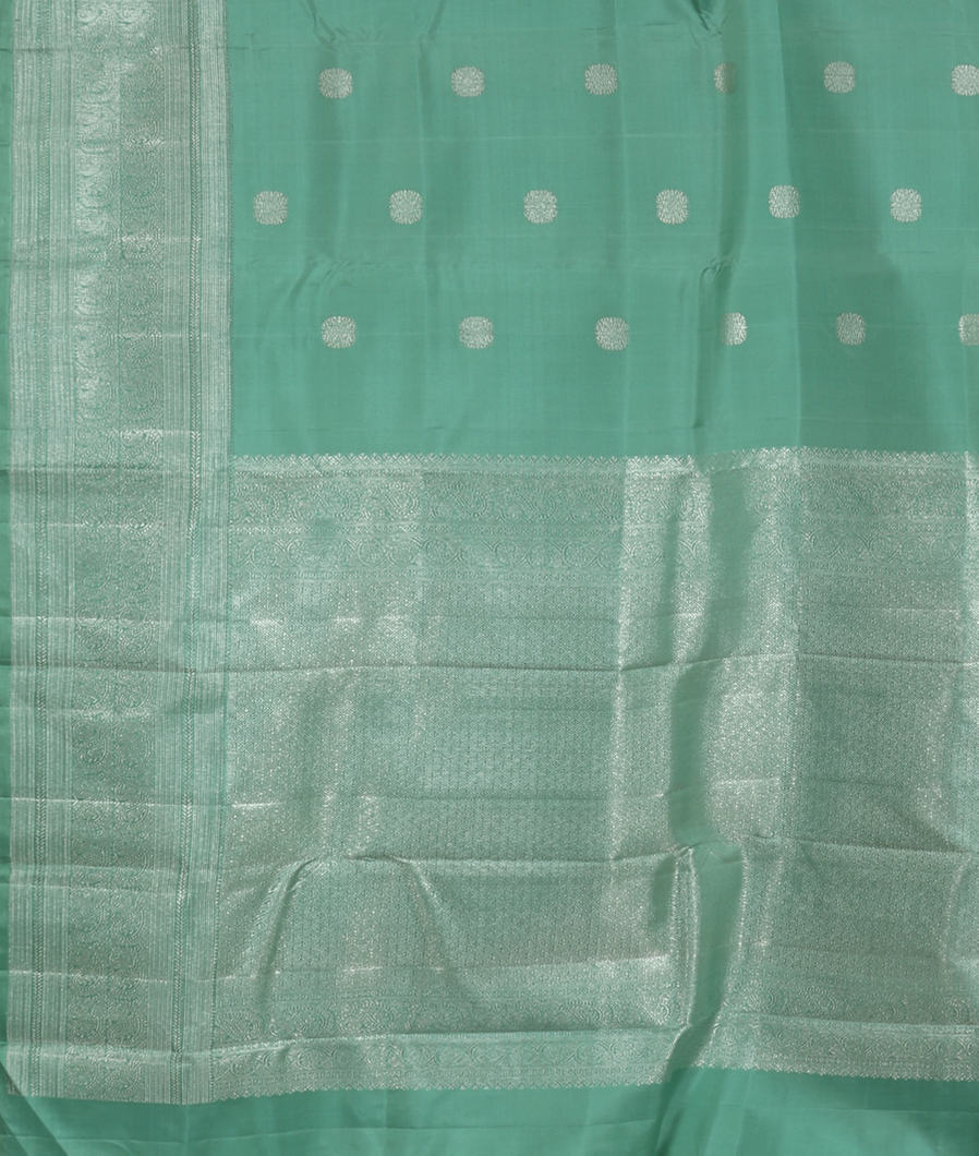Green Handwoven Kanjivaram Silk Saree T3614524
