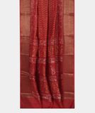 Red Soft Printed Cotton Saree T3710092