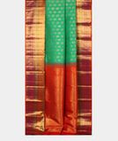 Green Handwoven Kanjivaram Silk Saree T3057332