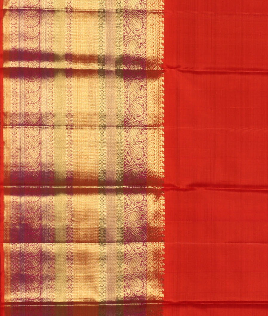 Green Handwoven Kanjivaram Silk Saree T3057333