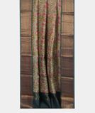 Light Grey Soft Printed Cotton Saree T3709982