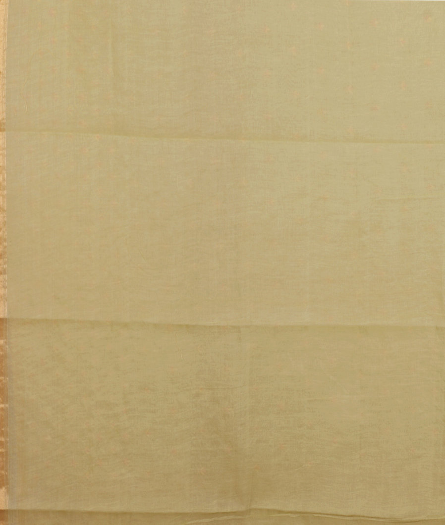 Green Chanderi Cotton Embroidery Saree T3541563