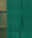 Green Soft Printed Cotton Saree T3709973