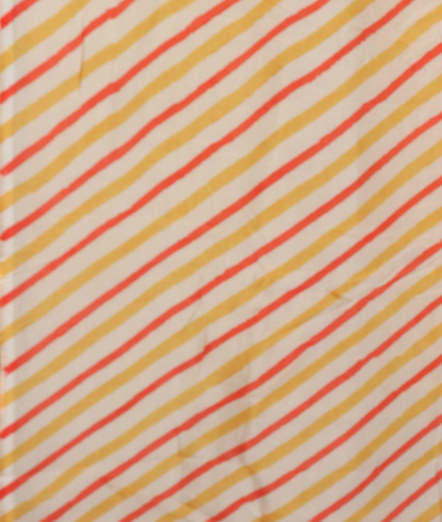 Yellow Chanderi Cotton Saree T3710924