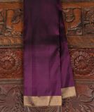 Purple Handwoven Kanjivaram Silk Saree T3398271