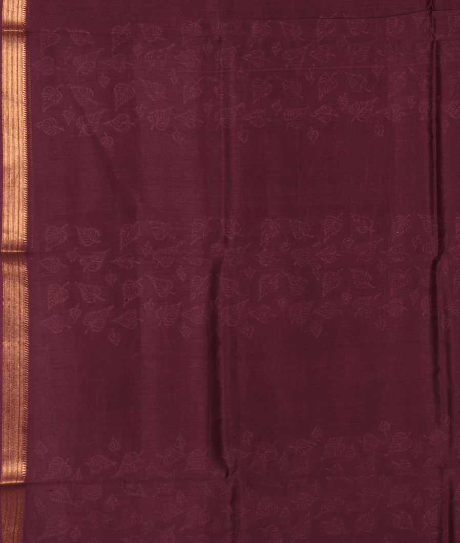 Grey Soft Printed Cotton Saree T3712043