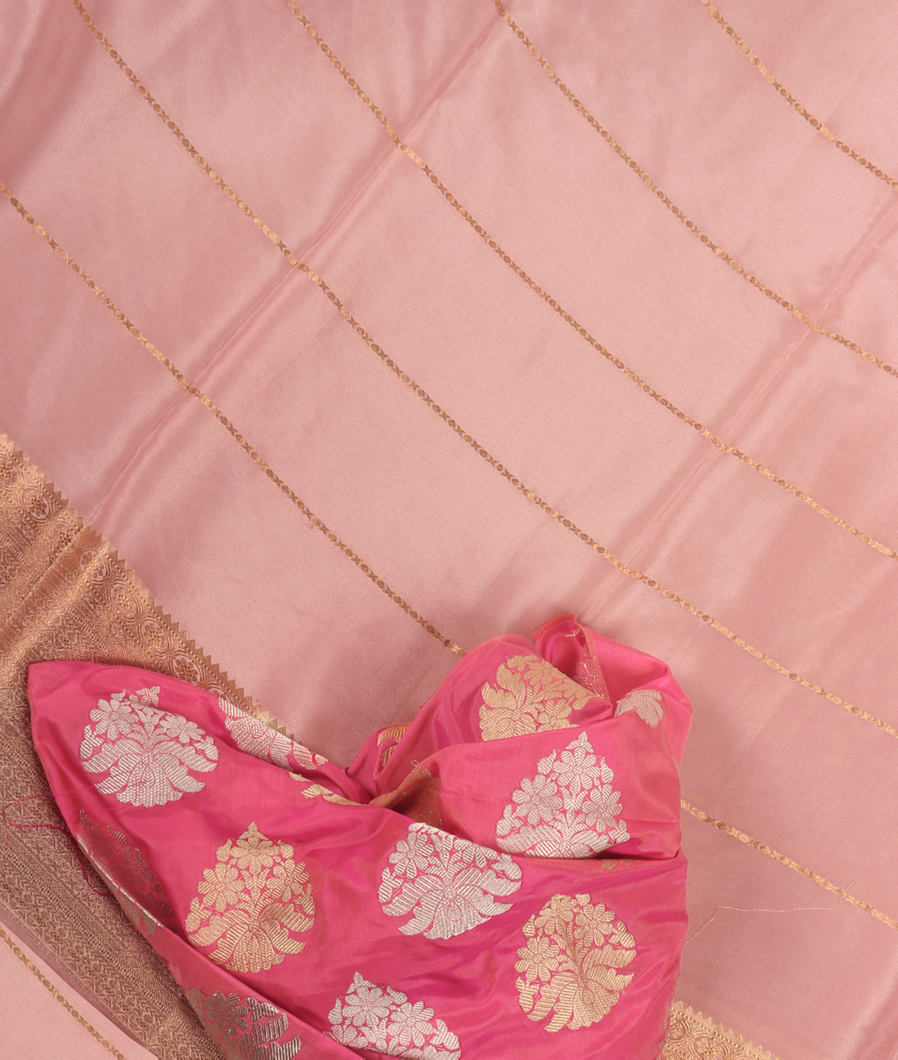 Light Pink Mysore Silk Saree T369359-image