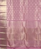 Lavender Handwoven Kanjivaram Silk Saree T3629174